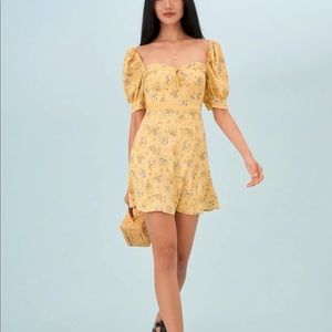 Reformation Floral Mini Dress